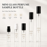 Ensemble de flacons de parfum miniatures portables de 3 ml, couleur personnalisée, étiquette privée, brume fine, anti-fuite, recyclables, promotion de la marque, échantillon de parfum