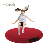 Bloc de mousse souple OEM personnalisé, coussin sensoriel rond lavable pour enfants autistes, activités intérieures