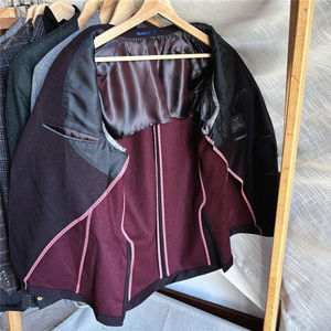 <span class=keywords><strong>Veste</strong></span> de costume en laine <span class=keywords><strong>bordeaux</strong></span> haut de gamme pour hommes mode printemps automne <span class=keywords><strong>veste</strong></span> de costume décontracté <span class=keywords><strong>blazer</strong></span> pour hommes - Product Image 4