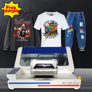 HJD Hot Selling A3 Größe Dual i3200 Kopf Automatische digitale DTG-Drucker T-Shirt Druckmaschine für Baumwolle Textil Stoff T-Shirt