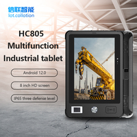Ucuz 8 İnç IP68 Dayanıklı Android 12 Tablet, GMS Onaylı 1D/2D Barkod Okuyucu Endüstriyel Özelliklerle, Stokta Mevcut