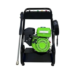 2200psi 5.5HP portable automatic gasoline fuel electric high pressure washer for driveway cleaning