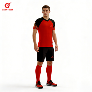 25/26批发男士足球球衣制服套装定制俱乐部队快干透气足球衫套装训练美国热卖 - Product Image 4