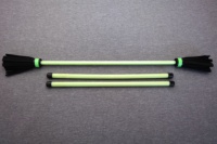 Bâton de jonglage professionnel Ultimate Glow Flower Devil Stick, accessoires de jonglage légers et durables en plastique et daim pour spectacles sur scène