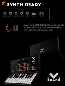 Vboard 25 teclas portátil Mini arreglo de música electrónica controlador de teclado Midiplus accesorios para instrumentos musicales - Product Image 4