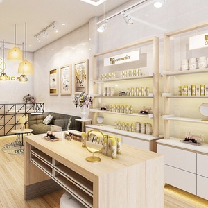 Muebles Personalizados para Tiendas de Perfumes, Muebles Modernos para Tiendas de Fragancias, Mostrador de Exhibición de Cosméticos, Diseño de Interiores - Product Image 1