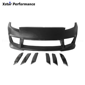Pare-chocs avant en fibre de carbone style Webersport pour Nissan <span class=keywords><strong>370Z</strong></span> Z34 2009-2020 Kit de carrosserie - Product Image 1