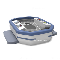 Table d'excavatrice pour 4 personnes Fabricants d'équipement Aire de jeu intérieure pour enfants Grand équipement de terrain de jeu intérieur