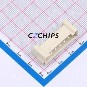 WAFER-VH3.96-7PWT-W1-P Wire-to-Board Pin Header SMD,P=3.96mm,Horizontal Mount Connector 1x7P 3.96mm Horizontal Mount 7P - Product Image 1