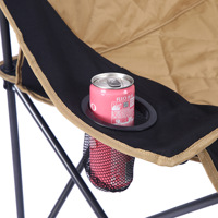 Fauteuil lune double pliant d'extérieur, épaissi et agrandi, portable, pour intérieur et extérieur, canapé de camping, chaise longue