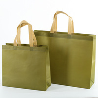 Sac non tissé personnalisé avec logo, moulage intégré par pressage à chaud, sac de courses réutilisable avec fermeture à bouton, porté épaule, idéal pour les cadeaux