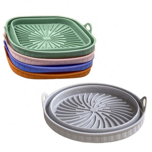 Plateau de cuisson en silicone multifonctionnel résistant aux hautes températures pour barbecue et friteuse à air, coussin jetable pour plats et casseroles - Product Image 1