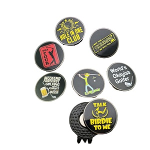 Marqueurs de balles de golf vierges, Clips de gravure, Chaussures, Colliers, Produits, Niveau, Prêt, Gratuit, RFID, Park, Clips sexy, Unique, Émail - Product Image 1