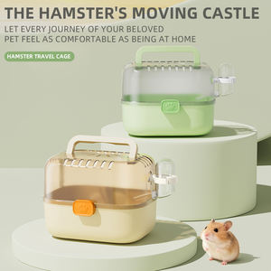 Vente en gros de <span class=keywords><strong>cage</strong></span> à <span class=keywords><strong>hamster</strong></span> transparente en acrylique, grande, respirante, anti-évasion, portable - Product Image 3