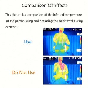 Serviette Rafraîchissante Fierté LGBTQ+ – Couleurs Arc-en-ciel – Cadeau de Groupe pour Événement du Mois de la Fierté Gay - Product Image 3