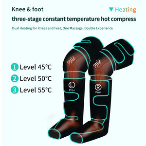 Gran oferta, compresor de aire neumático de tejido profundo, masajeador de piernas inflable con calor y compresión - Product Image 5