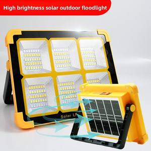 ไฟส่องสว่างฉุกเฉินแบบพกพาสำหรับตั้งแคมป์กลางแจ้ง ตลาดนัดกลางคืน ไฟ LED พลังงานแสงอาทิตย์แบบชาร์จซ้ำได้  IP65 - Product Image 2