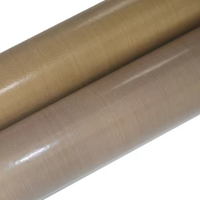 Toile filtrante tissée unie en verre E sans alcali, enduite de PTFE, résistante aux hautes températures (300°C), épaisseur 0,10-0,20 mm, Yuneng