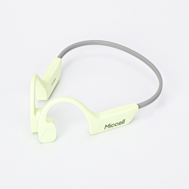 Miccell Wireless  Bone Conduction Headphones IP68 Dustproof Waterproof for Swimming 32GB Memory Long Battery Life