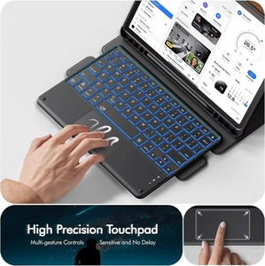 Étui simple pour tablette professionnelle Laudtec, modes portrait et paysage, personnalisation du logo pour Samsung Galaxy Tab S9 S11 FE A11 Plus PBK356 - Product Image 2