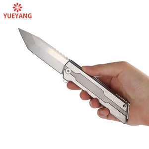 سكين تكتيكي قابل للطي من YUEYANG بمقبض من سبائك التيتانيوم وشفرة من الفولاذ 3CR13 عالية الصلابة، مثالي للصيد والتنزه والاستخدام اليومي - Product Image 5