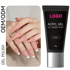 Wholesale <b>Nail</b> <b>Supplies</b> 60g Poly gel <b>Nail</b> Colors OEM Custom Private Label Glitter Jelly Clear <b>Nail</b> Extension Acrylic Poly Gel - Product Image 1