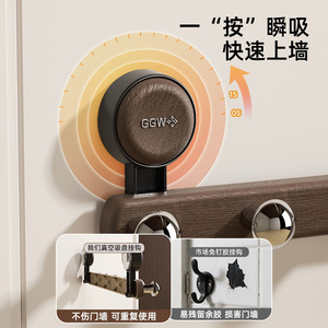 Heavy Duty Adhesive Wall Hooks 5 Hooks Modern Design For Coat Bag Storage Door Back Bathroom Use - Product Image 4