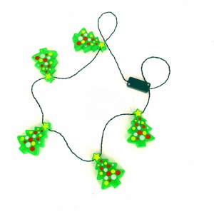 OEM luz da árvore de natal com luzes led incluído até colares com 5 levou árvores - Product Image 2