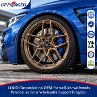 Jantes en alliage forgé monobloc sport personnalisées de qualité supérieure en bronze satiné 5x112 19 20 pouces pour BMW M4 CSL G82 G83