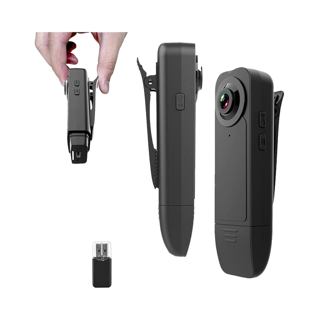 Mini Body Camera 1080P 64GB Built-in Memory 120 Wide Angle Pen-Shaped Wearable Portable Security Camcorder