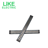 Bloc de jonction électrique TB-1520L 15A 20 positions à connexion rapide, bornier fixe en cuivre, connecteur de type électrique