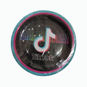 Directo de Yiwu <span class=keywords><strong>para</strong></span> <span class=keywords><strong>Amazon</strong></span>, suministros exclusivos <span class=keywords><strong>para</strong></span> fiesta de cumpleaños con tema TIK TOK, nuevas decoraciones de trémolo, materiales de papel <span class=keywords><strong>para</strong></span> fiesta - Product Image 6