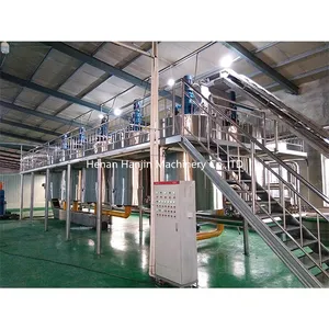 Máquina de processamento de óleo de algodão e girassol de soja 20TD para cozinhar equipamentos de planta de processamento de produção