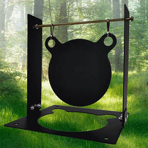 Cible en acier détachable et portable en forme d'ours pour tir à l'arc traditionnel, jouet lance-pierre de loisir, pratique en intérieur et en extérieur - Product Image 4