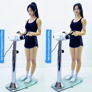 Elektrikli kapalı egzersiz ekipmanları bel zayıflama yağ temizleme makinesi salınan titreşim sallayarak spor masaj çelik - Product Image 3