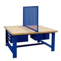 Durable multifonctionnel combiné en métal table de travail avec tiroirs