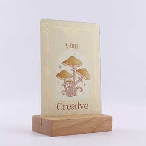 Campione gratuito donne nere ogni giorno auto-amore positivo affermazione carte da gioco stampa personalizzata bambino salute mentale mazzo motivazionale - Product Image 1