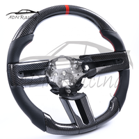 Volant en fibre de carbone 2005-2009 pour Ford Mustang GT Cobra, avec garniture de boutons intégrée