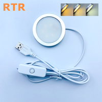 Lampe USB à interrupteur pour kit de lampe Bambu Lab 001, pour boîte à ombres d'animation imprimée en 3D, projet MakerWorld, fabrication sur mesure, tension personnalisée
