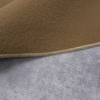 Grande production en usine tissu de canapé en daim épais personnalisable 100% polyester épais respirant imperméable tricoté chaîne