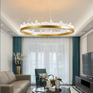 <span class=keywords><strong>2022</strong></span>การออกแบบที่ดีที่สุด K9ร่วมสมัยคริสตัลจี้แสงรอบโคมไฟระย้าคริสตัลสำหรับห้องพักตกแต่ง - Product Image 4