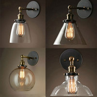 Lampe murale rétro en laiton à la forme d'une ampoule Edison, design industriel Vintage, luminaire décoratif d'intérieur, idéal pour un hôtel