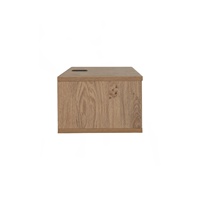 Meuble TV autoportant HIRADO 1,8 m au design scandinave minimaliste, unité de salon moderne flottante durable pour téléviseurs 65 pouces et plus, petit modèle