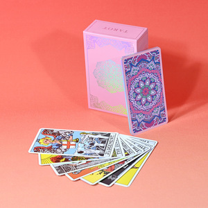 Cartas de Tarot Xinzhiguang, Estilo Rider Waite, Esquinas Redondeadas, Juego de Mesa de Alta Calidad con Estampado en Lámina Dorada - Product Image 1