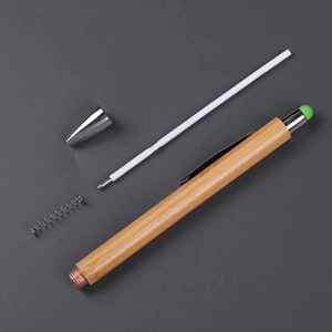 Personnalisation de l'écriture étudiant publicité bambou ABS papeterie stylos à bille - Product Image 2