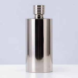 Bouteille isotherme en acier inoxydable à double paroi, design minimaliste, pour voyage, or rose, argent, noir, or - Product Image 2