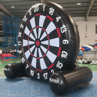 Cible de jeu géante gonflable de 3m/4m/5m pour le football et le tir au fléchettes
