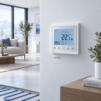 Système de contrôle intelligent pour chauffage par le sol hydronique AC603 TL48 AC9200 AC220V Chaudière à eau résidentielle