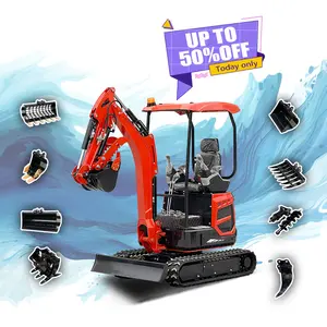 Free Shipping Sale Cheap High Operating Efficiency Mini Bagger 1.2 Ton 1.5 Ton 1.8 Ton Electric Mini Crawler Excavator