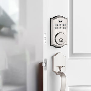 スマートデジタルハンドルロックセットキーレスデッドボルトロック電気ハンドルフロントドアロックキーパッド付き - Product Image 2